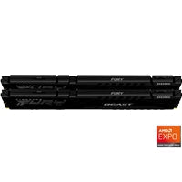 Kingston FURY Beast KF556C36BBEK2-32 32GB (2x 16GB) DIMM System Memory, 5600MHz, DDR5, CL36, Black, Intel XMP, AMD EXPO