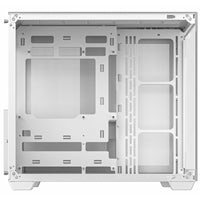 DeepCool CG530 Dual-Chamber Computer Case, Tempered Glass Panels, Advanced Cooling Support, Exceptional Cable Management, White