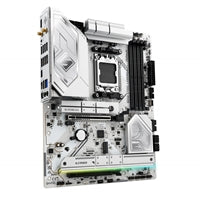 ASRock B850 Steel Legend WiFi AMD AM5 Socket Motherboard, ATX, 4x DDR5 Slots, 4x M.2 Sockets, Fitted I/O Shield, 2.5GbE LAN, Wi-Fi 7, 1x HDMI Port