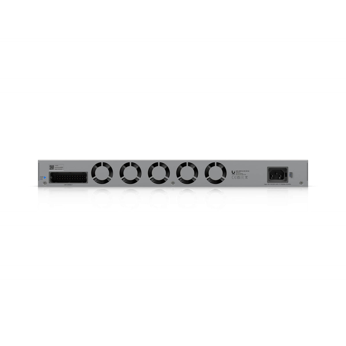 Ubiquiti (USW-Pro-XG-48) Professional-grade, 48-port Layer 3 Etherlighting switch with (32) 10 GbE, (16) 2.5 GbE, and (4) 25G SFP28 ports.