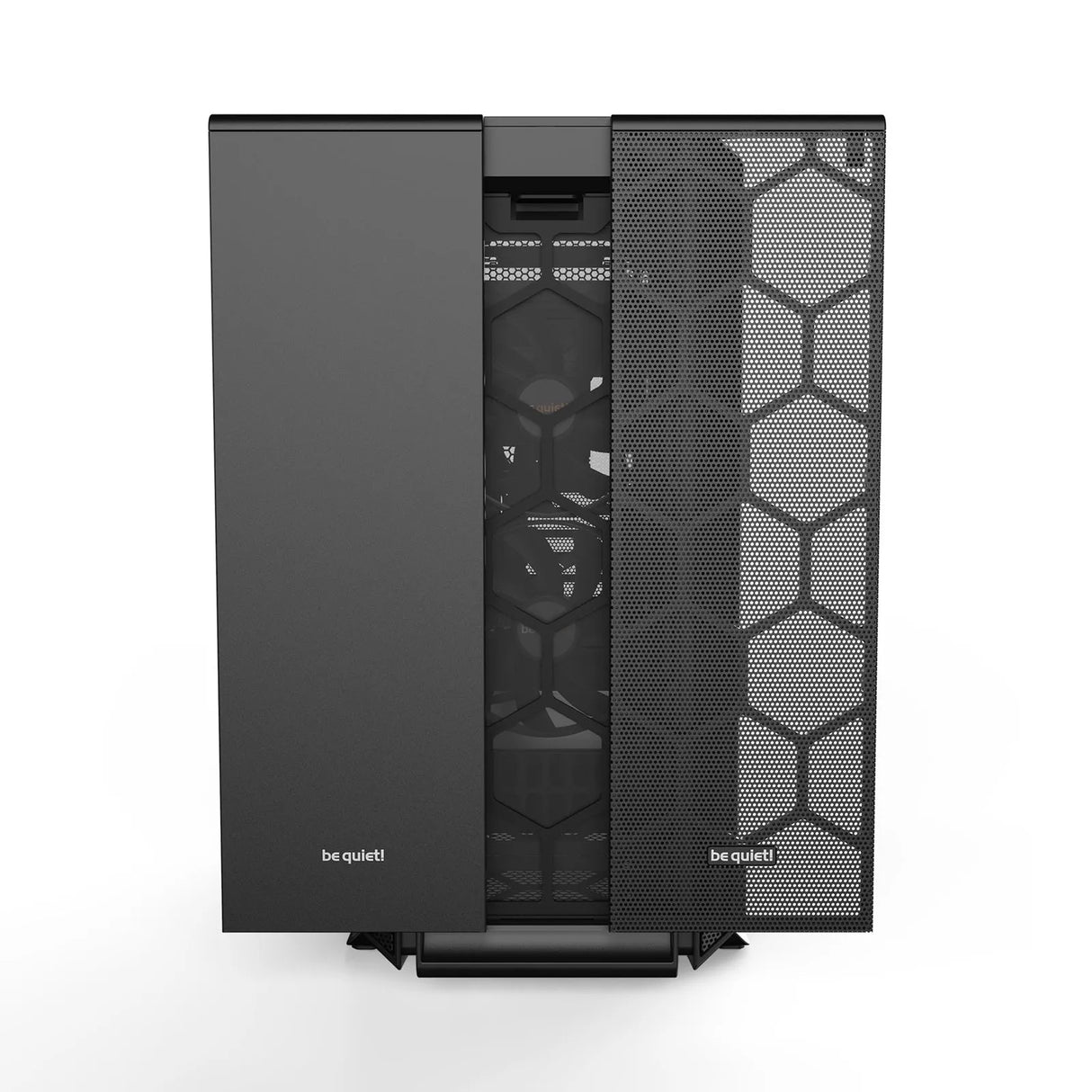 be quiet! Silent Base 802 Case, Black, Mid Tower, 2 x USB 3.2 Gen 1 Type-A / 1 x USB 3.2 Gen 2 Type-C, 10mm Front & Side Sound-Dampening Mats, 3 x Pure Wings 2 140mm Black PWM Fans Included, Interchangeable Top & Front Panels