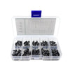 100 st assorterade tryckknappsbrytare