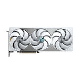 Gigabyte NVIDIA GeForce RTX 5080 AERO OC SFF 16GB GDDR7 Graphics Card, 10752 CUDA Cores, 2730 MHz Core Clock, Triple Fan, White, RGB, 3x DisplayPorts / 1x HDMI Ports