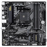 Gigabyte B550M DS3H R2 AMD AM4 Socket Motherboard, Micro-ATX, 4x DDR4 Slots, 2x M.2 Sockets, GbE LAN, 1x DisplayPort / 1x HDMI Port
