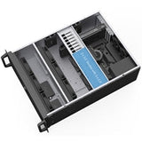Codegen CSCG4U600GP 4U Rackmount Server Case, 600mm Deep, SSI-EEB/E-ATX/ATX/Micro-ATX Compatible, 8 PCI Expansion Slots, Dual 80mm PWM Cooling Fans, USB-C & USB 3.0