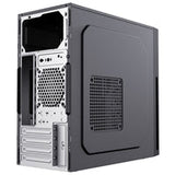 CiT Mentor Micro-ATX Office PC Case With USB Type C and 80mm Rear Black Fan Included