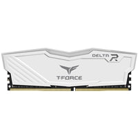 TEAM DELTA 16GB DESKTOP MEMORY, RGB, DDR4, 3200MHZ, CL16,  WHITE