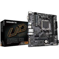 Gigabyte A620M S2H AMD AM5 Socket Motherboard, Micro-ATX, 2x DDR5 Slots, 1x M.2 Socket, GbE LAN, 1x D-Sub / 1x DisplayPort / 1x HDMI Port