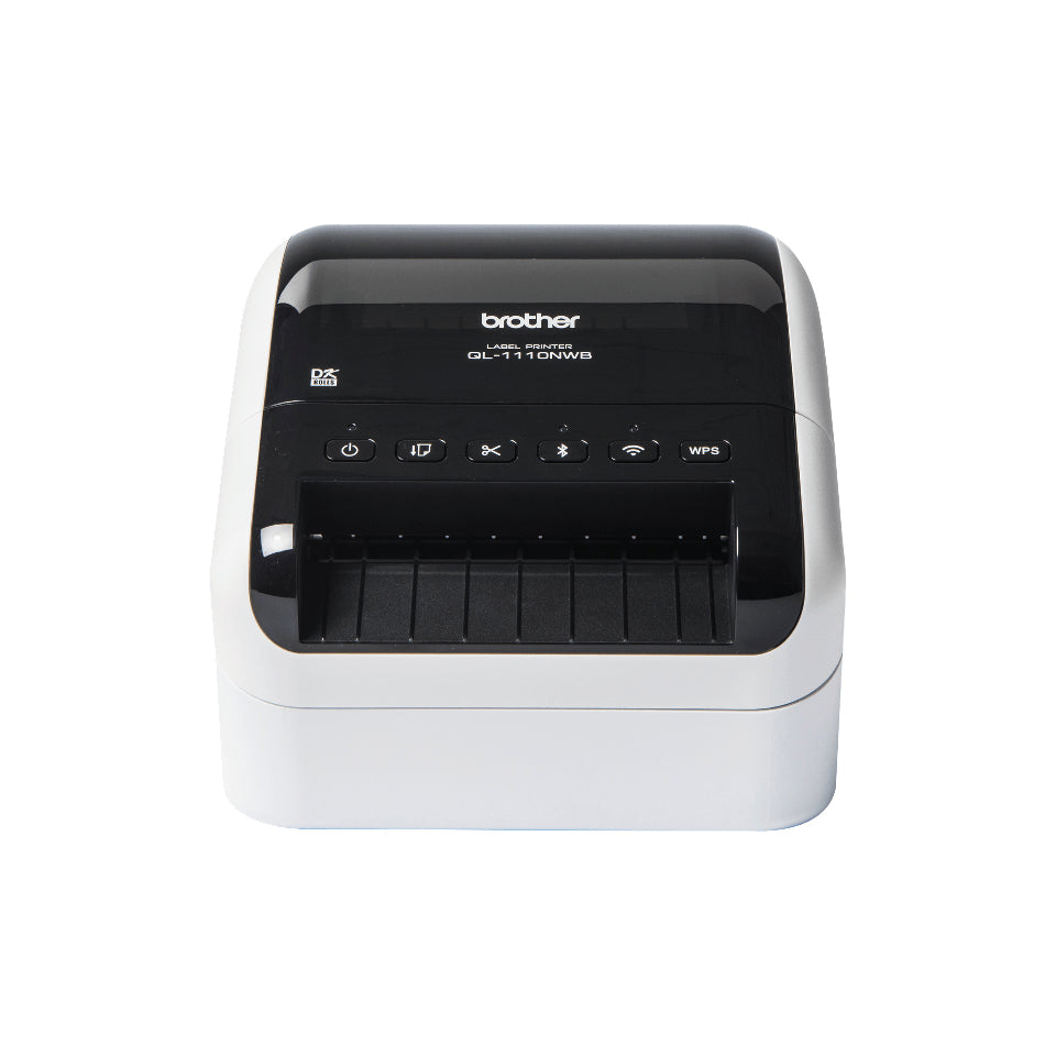 Brother QL-1110NWB label printer Direct thermal 300 x 300 DPI 110 mm/sec Wired & Wireless Ethernet LAN DK Wi-Fi Bluetooth