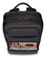Targus CitySmart backpack Casual backpack Black, Grey Faux leather, Polyurethane (PU)