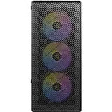 Antec AX26 RGB Elite Mid-Tower Gaming PC Case - Pre-Installed 4 x 120mm Fixed-RGB Fans, Tempered Glass Side Panel, High-Airflow Mesh Front - ATX/Micro-ATX/ITX