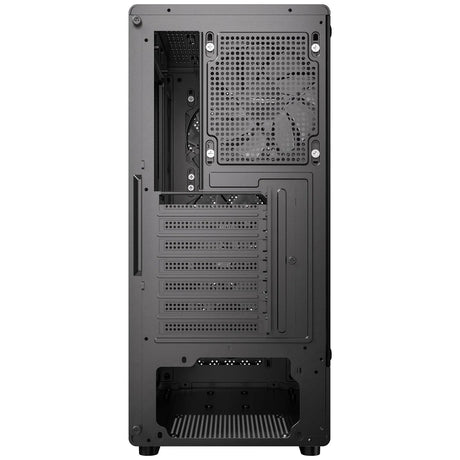 Antec VX320 ARGB Mid-Tower Gaming PC Case - Pre-Installed 4 x 120mm ARGB Fans, Tempered Glass Side Panel, High-Airflow Mesh Front - ATX/Micro-ATX/ITX