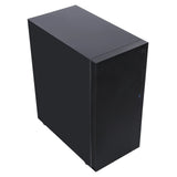 CIT Silent ES Black Mid-Tower Low Noise Computer Case with 2 x 120mm PWM Cooling Fans Included Sound Dampening Material