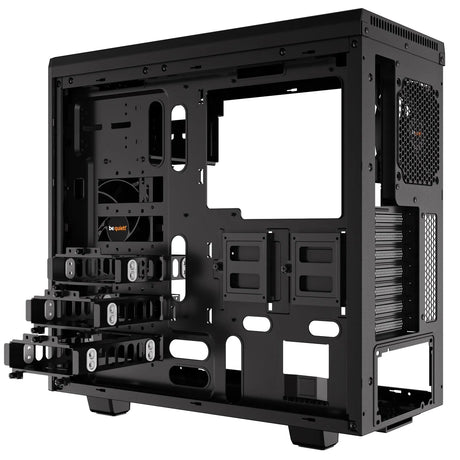 be quiet! Pure Base 600 Case, Silver, MId Tower, 2 x USB 3.2 Gen 1 Type-A, 3 x Pure Wings 2 Black PWM Fans Included, Completely Sound Insulated with Dampening Materials, Adjustable Top Cover Vent