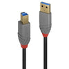 Lindy 36742 2m USB 3.2 Type A to Type B, Anthra Line