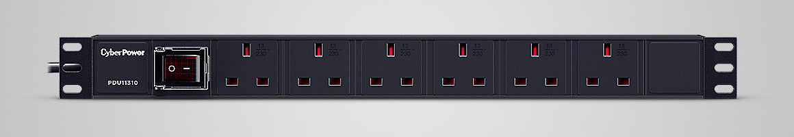 CyberPower PDU11310 power distribution unit (PDU) 6 AC outlet(s) 1U Black